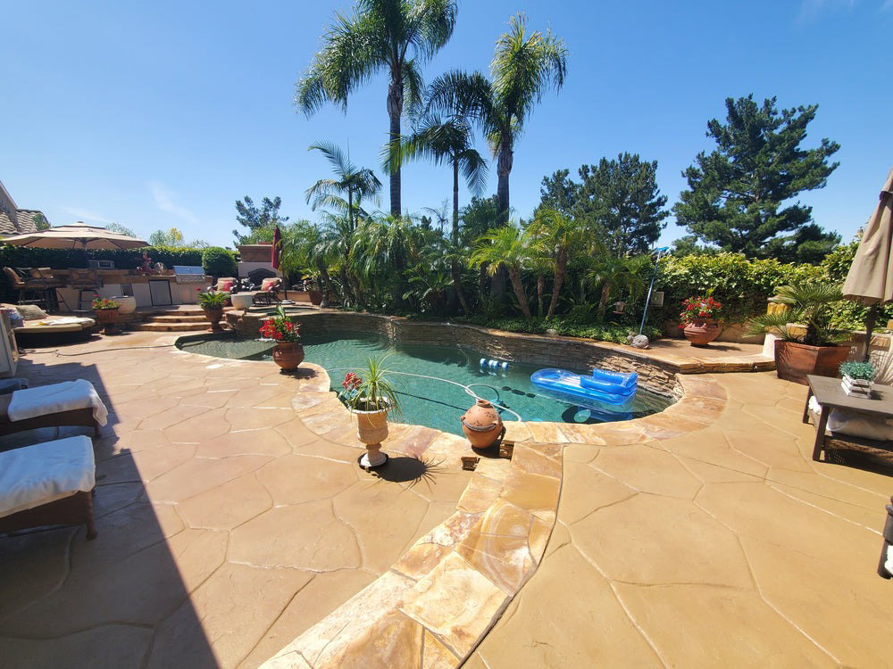 Backyard Surface Restoration by The Floor Maintenance Company