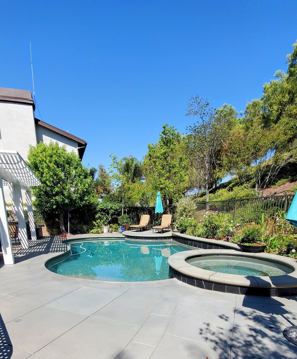 Backyard Patio Detail by The Floor Maintenance Company