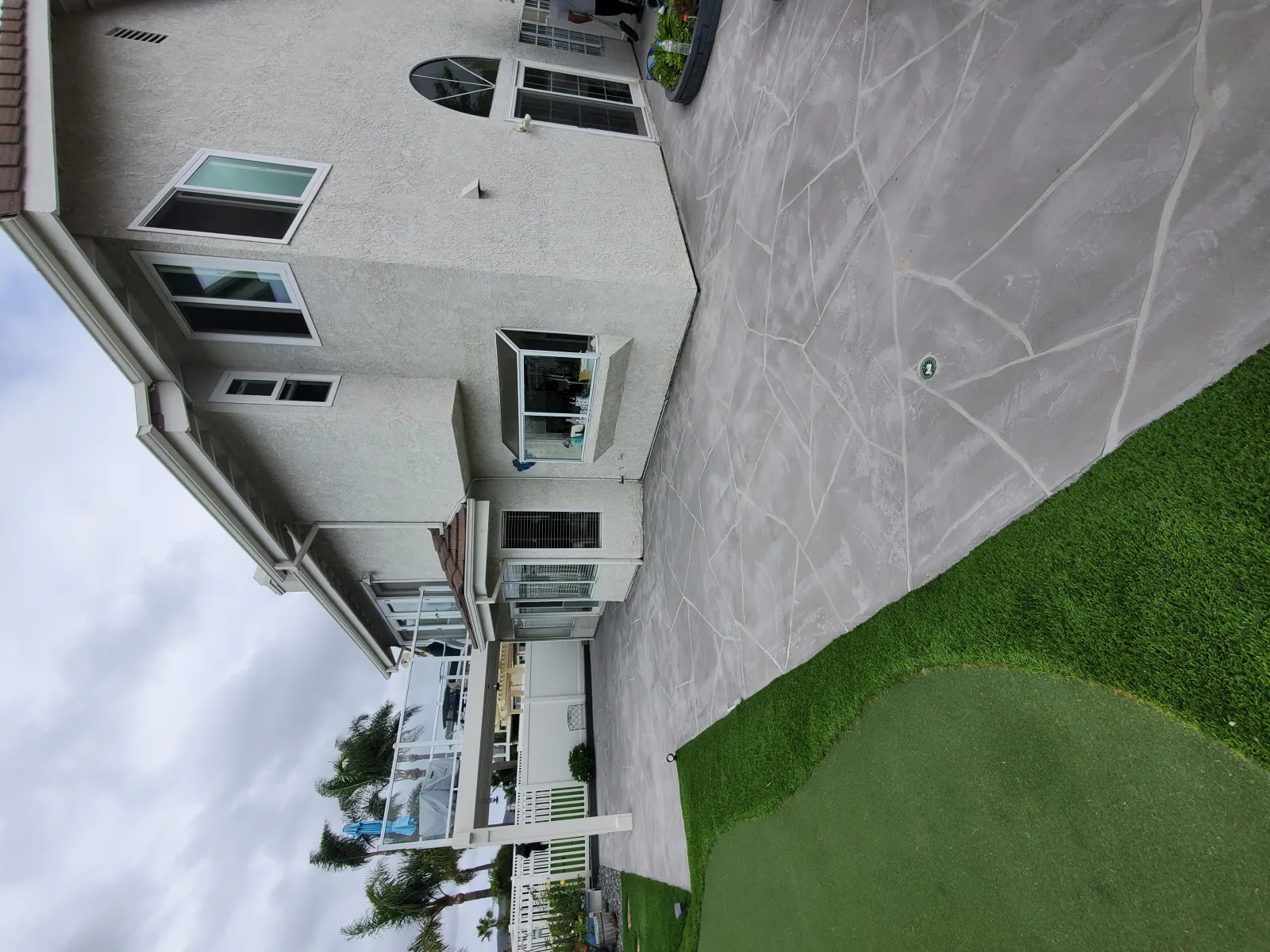 Dark Concrete Overlay by The Floor Maintenance Company