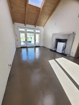 Restored limestone patio steps for a Newport Beach coastal property