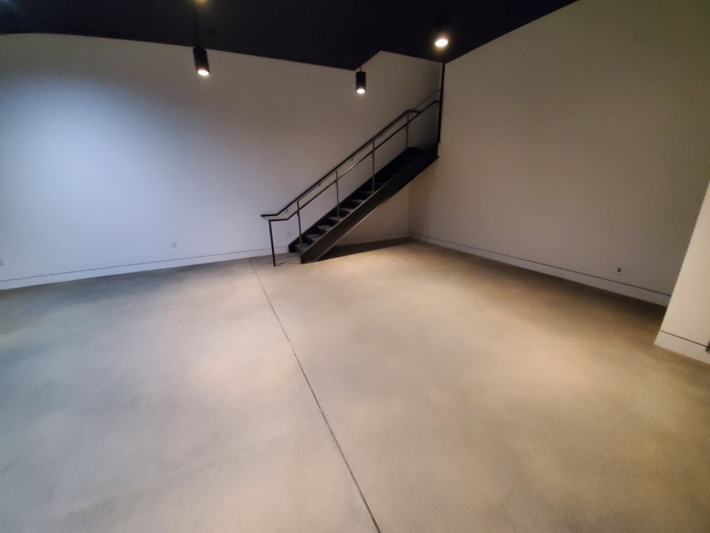 Water-Based Stain Pool Deck before and after in Newport Beach